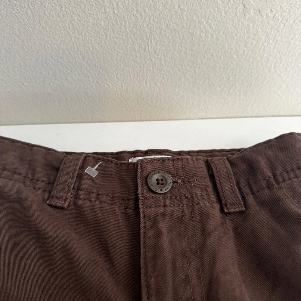 Vintage Old Navy Kids 4T Chocolate Brown Wide Leg Pants Trousers Y2K 90s Fall